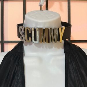 Black and Silver Statement Choker